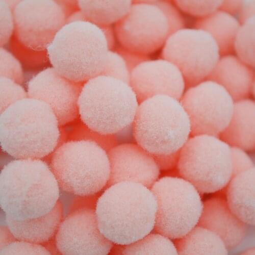 100pcs 15mm Multi Color Pompom Fur Ball Craft DIY Soft Pom Poms For Children Toys Cellphone Wedding Home Decoration Accessories