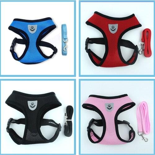 Adjustable Dog Harness Puppy Pet Dogs Vest Car Running Small Medium Large Padded Adjustable Pet Puppy Dogs Soft Vest