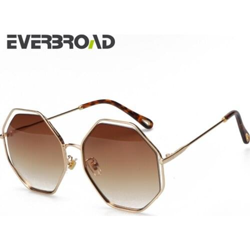 2018 NEW Sunglasses Fashion Eyeglasses Women Sun Gunglasses Rimless Frame Metal Temples 1836