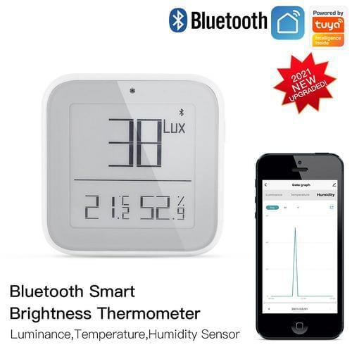 Tuya Brightness Sensor Temperature And Humidity ZigBee Bluetooth Version With ZigBee3.0 Smart Gateway Hub Smart Electric Digital
