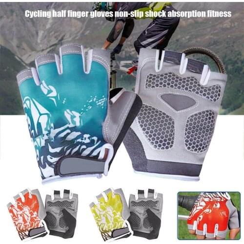 Half Finger Bicycle Gloves Women Men Cycling Breathable Anti-slip Gloves Mitten Wear Resistant Bike Equipment Luva Motociclista