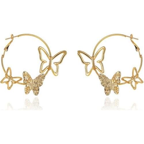 Wanzhi Women's Gold Earrings