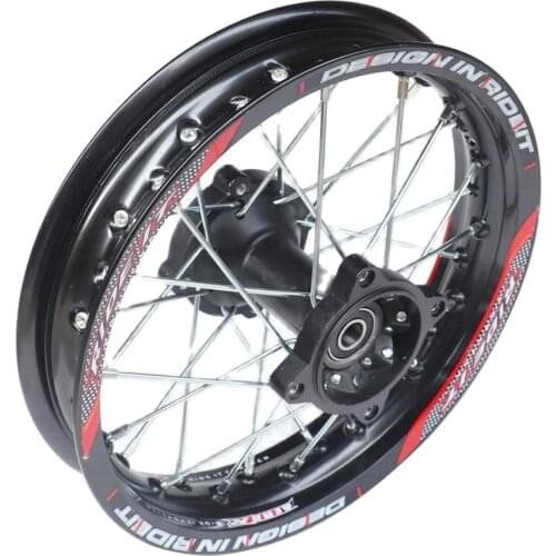 Rear Rims 12inch Aluminum Alloy Wheel Rims 1.85x12"inch for Chinese dirt bike pit bike wheel spare parts