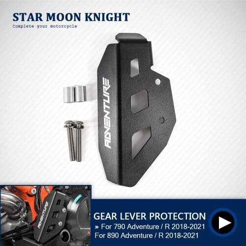 Motorcycle Gear Shift Lever Protective cover Rear Brake Master Cylinder Guard Rear Brake Cover For 890 Adventure R 790 ADV R