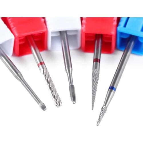 1pc Diamond Nail Drill Milling Bits Cuticle Cutter Buffer for Manicure Nail Files Electric Milling Burr Grinder Tools