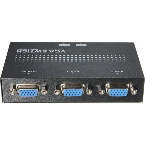 2 In 1 Out VGA VGA 2 PORTE a monitor two sources MANUAL SWITCH SPLITTER