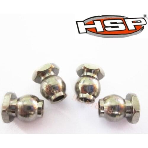 4Pcs HSP Spare Parts Steering Link Ball 5.8mm 60038 RC Car Accessories For 1/8 Scale Models Off-Road Nitro Power Buggy Truck