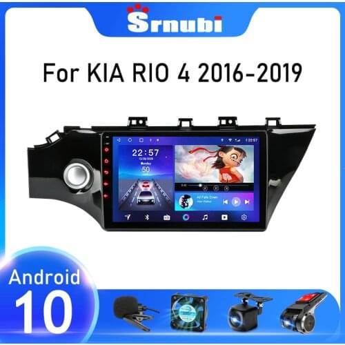 Srnubi Android 10 Car Radio For KIA RIO 4 RIO4 2017 2018 2019 Multimedia Video Player Navigaion GPS 2 din BT WIFI RDS Head unit