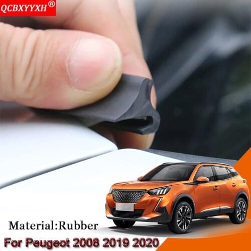 DIY Car Seal Strip Windshied Spoiler Filler Protect Edge Weatherstrip Strips Sticker Auto Accessories For Peugeot 2008 2019 2020