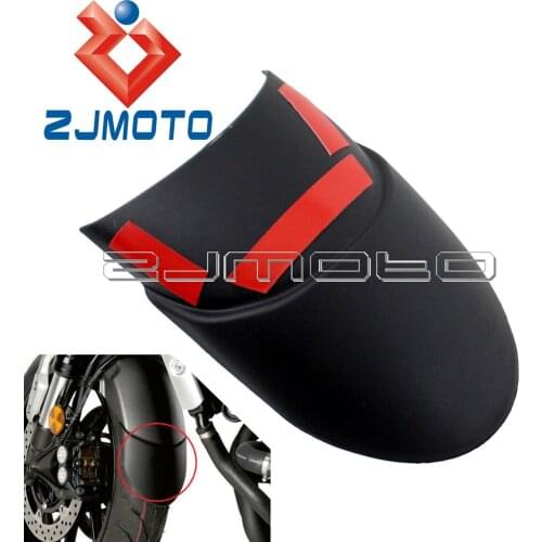 ABS Plastic Motorcycle Accessories Black Front Fender Extension Custom For BMW S1000XR R RR Fender Mudguard Extender