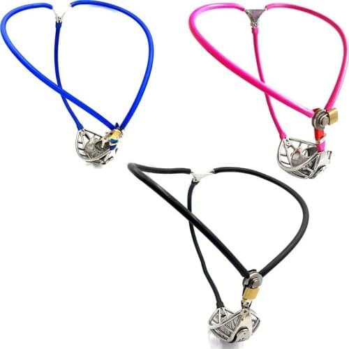 Invisible Male Chastity Belt Stainless SteeL Slave BDSM Bondage Fetish Chastity Cages Penis Lock Adult Toys