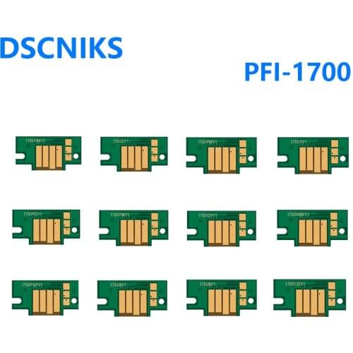 12color PFI-1700 PFI1700 Ink Cartridge Chip for Canon Pro-2000 Pro-4000 Pro-6000 pro 2100 4100 6100 printer 1700 Chip