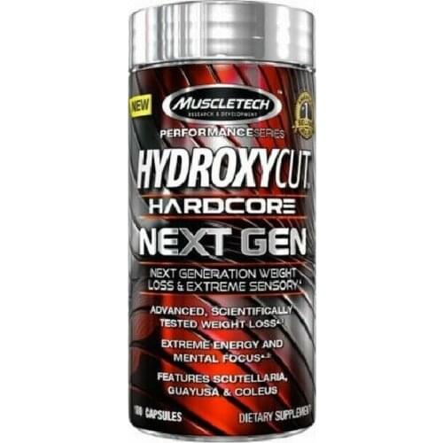 HYDROXYCUT HARDCORE NEXT GEN 100 Caps MUSCLETECH