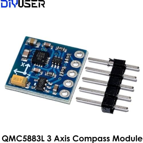HMC5883 GY-271 3V-5V Triple Axis Tri-axis 3 Axis Compass Magnetometer Sensor Module Board HMC5883L For Arduino Imported chips