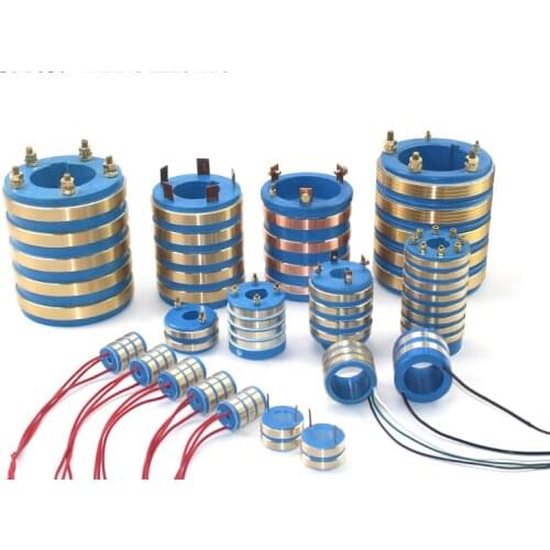 Generator Collector Ring Wear-resisting Conductive Slip Ring 220V Carbon Brush Copper Ring Resin Insulated 380V Bus-ring