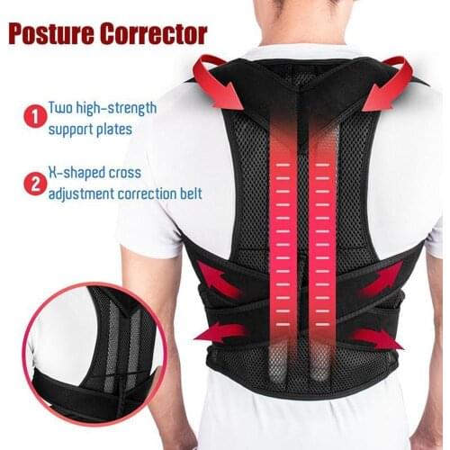 Posture Corrector For Men Women Hunching Back Support Health Care Shoulder Brace Straightener Belt Trainer Clavicle Spine Lumbar