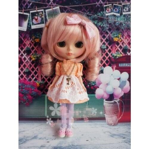Handmade Doll clothe 4pcs/set ,doll accessories for Blyth licca Azone Dal momoko mmk 1/6 doll toys house Free shipping