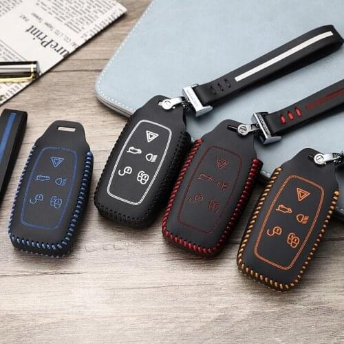 LUCKEASY For Land Rover Discover 2010 2011 Range Rover Evoque 2012 Car Key bag case wallet holder key cover