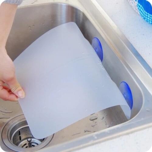 New Plastic Translucent Kitchen Sink Water Splash Proof Retaining Plate With Attached Sucker Impermeable Baffle Plates -35