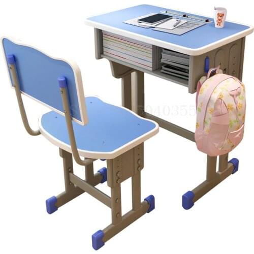 School training remedial classes primary and secondary school students lifting desks and chairs children study desk combination