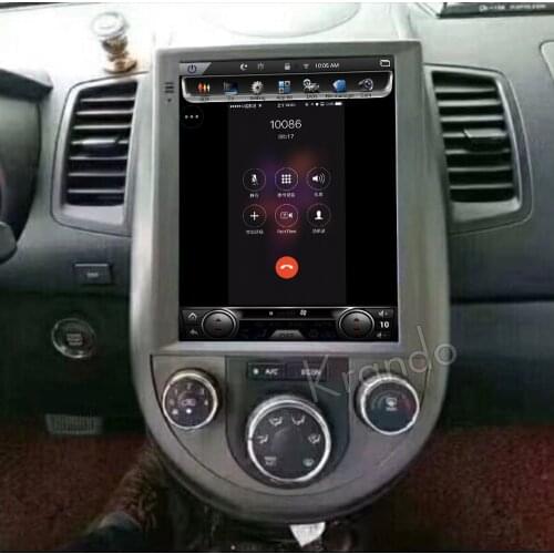 Krando Android 8.1 9.7'' verticial screencar gps navigation for Kia Soul 2010-2013 GPS entertainment system radio para coche