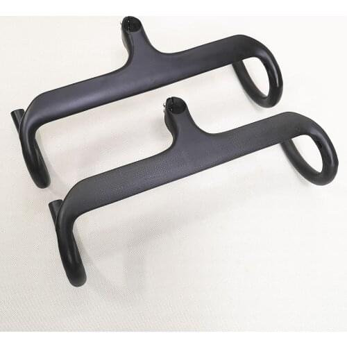 Carbon Handlebar Road Bike 28.6mm 3k/UD Matte 400/420/440 Integrated Handlebars With Stem Bicycle Handlebar No logo Cycling