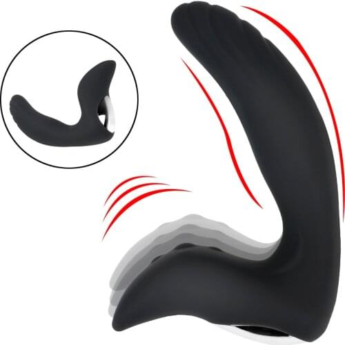 Silicone 10 Speed Butt Plug Anal Plug Powerful Motors Anal Vibrator Prostate Massager Sex Toys for Men