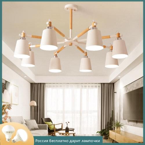 Modern LED Chandelier for Living Room Kitchen Hall Hanging Pendant Lamp Vintage Lights Indoor Lighting Decor Fixture