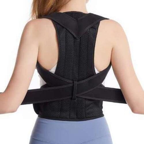 Alloy Bar Back Support Belt for Men Women Waist Brace Supports Belt Shoulder Posture Correction Therapy Posture Corrector Corset