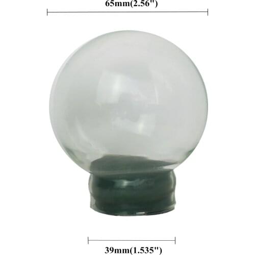 Promotional Gift 65 mm Diameter snow dome DIY Empty glass snow globe wholesales