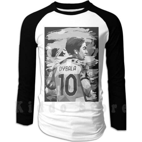 Paulo Dybala Hoodie Long Sleeve Soccer Football Italy Sports Italian Ronaldo Ball Sport Logo Turin Funny Player