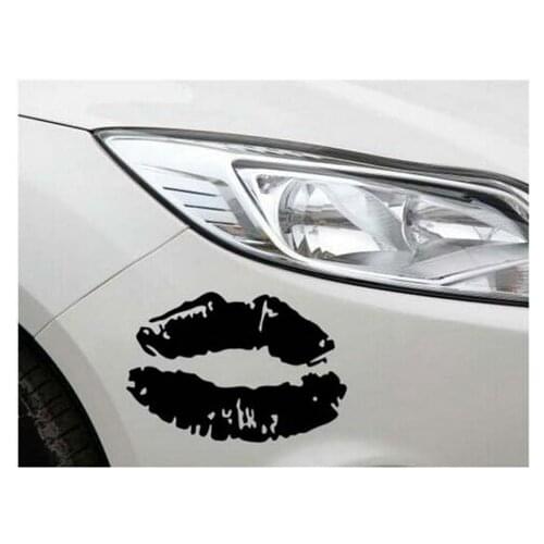 Party Favors Top quality 2015 NEW car styling funny Sexy lips car sticker decoration accessories for car MOQ 100pcs