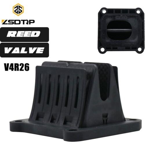 ZSDTRP Carbon Fiber Intake Reed Valve For Husqvarna TC125 TC250 TE150 For KTM 125 150 250 Motorcycle Intake Reed Valve For V4R26
