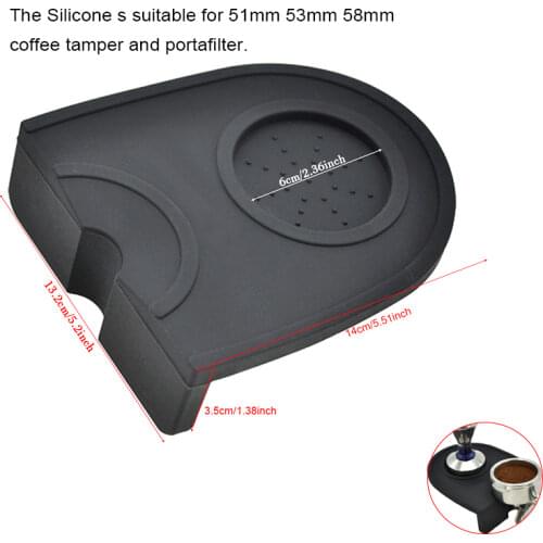 IYouNice High Quality Espresso Coffee tamper mat Silicon corner mat(no coffee tamper) 13.5*14*3cm