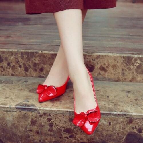 Big Size Ladies high heels women shoes woman pumps Pure color Shallow mouth High-heeled single shoes