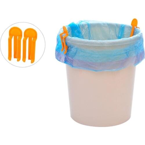 1PCS Practical Trash Can Clip Garbage Bag Fixed Clip Lock Clip Creative Non-slip Plastic Bag Seal Clip Household Kitchen Gadgets