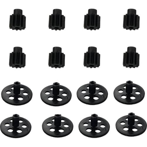 16Pcs Motor Wheel Gear & Motor Pinion for XS809 XS809HC XS809HW RC Drone Quadcopter Helicopter Spare Parts