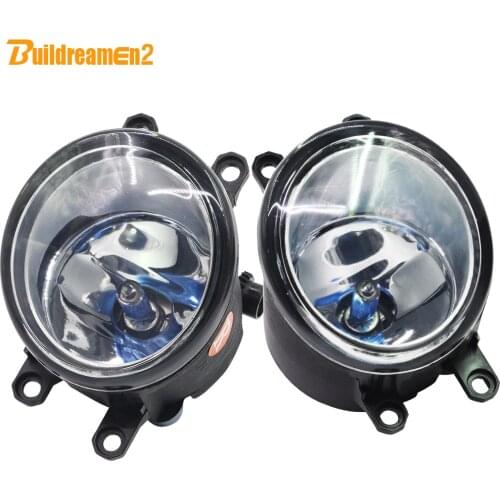 For Toyota Tacoma Venza Avensis Verso Camry Highlander Corolla Matrix 2 Pieces 100W Car Styling Halogen Fog Light 12V High Power