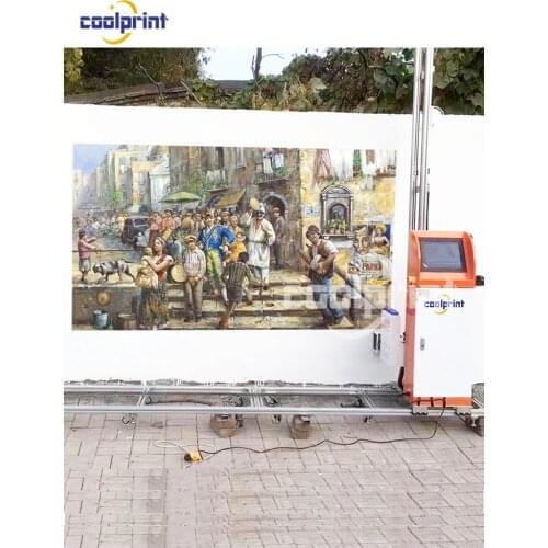 3D 5D Wall Mural Printer Machine Vertical Direct To Wall Inkjet Printer UV Wall Printer Wallpen Wall Printing Machine