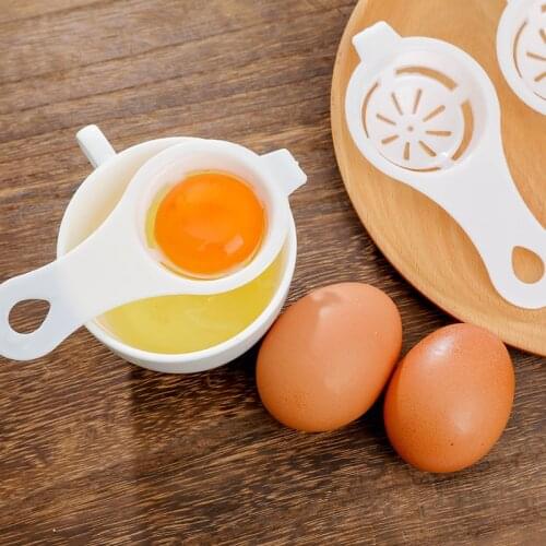 5Pcs Yolk Egg Separator Divider Kitchen Accessories Sifting Gadget Plastic Multifunction Baking Tool Cooking Supplies 4 Colors