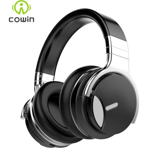 Cowin E7MD Active Noise Cancelling Wireless Bluetooth Headphones Over-Ear Handsfree headset with Mic for phone 30H playtime