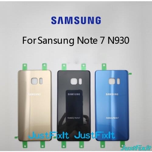 For Samsung Galaxy Note7 note FE 7 N930 N930F N935 back Housing Rear Glass Door Case Note Fan Edition Back Battery Cover