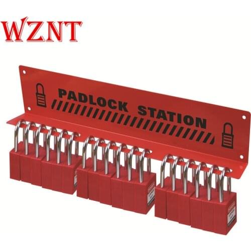 NT-PL03 15 padlock Lock rack Metal hanging rack for safety lock Simple lock management station