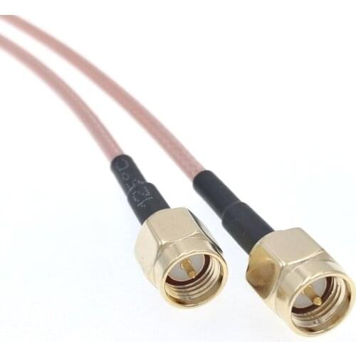 SMA Male To SMA Male Plug RF Pigtail Coaxial Jumper Cable RG316 50CM 1M 2M