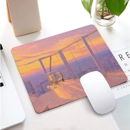 Oil Painting Japanese Street Art Mouse Pad Notebook Game Component Keyboard Protection Pad Desktop Non-slip Waterproof MousePad