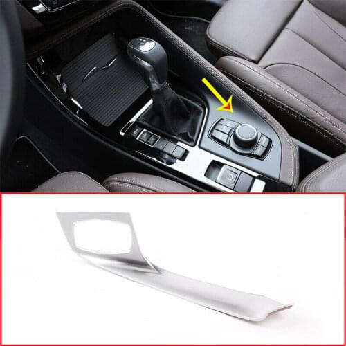 LHD ABS Chrome For BMW X1 f48 16-18 X2 F47 2018 Gear Shift Decoration Cover