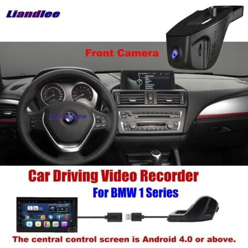 Liandlee Novatek96655 Car DVR Front Camera Driving Video Recorder USB Plug For BMW 1 Series Android Screen AUTO Dashcam