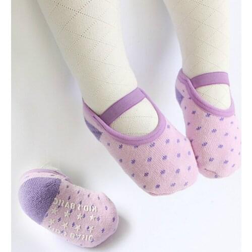 Fashion Baby floor socks Girls Boys Cute Cartoon Non-slip Cotton Toddler Elastic Socks First Walker Shoes for Newborns 1-3 years