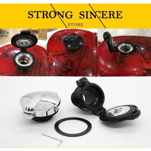 Motorcycle For Harley XL883 XL1200 X48 2004-2020 de aluminio tapa de combustible del tanque de aceite Protector de la cubierta