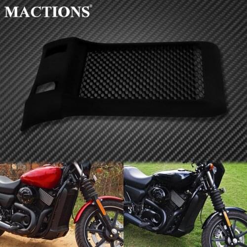 Motorcycle Black Radiator Grilles Shield Guard Water Cooling Cover ABS Plastic For Harley Street 750 XG750 2015-2018 2019 2020